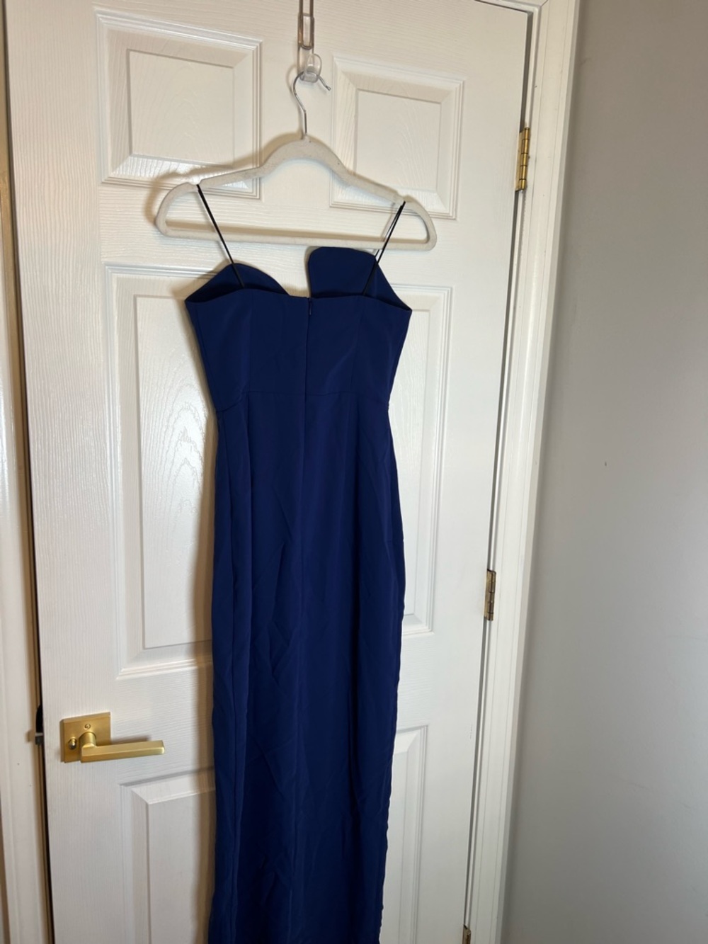 Amanda Uprichard x REVOLVE Cherri Gown in Navy - Picture 7 of 7